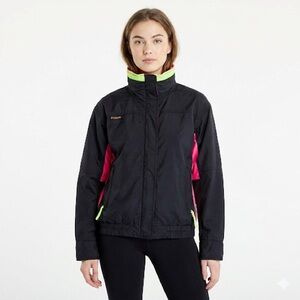 Columbia Women’s Bugaboo Ski Jacket Black Neon Colorblock Medium